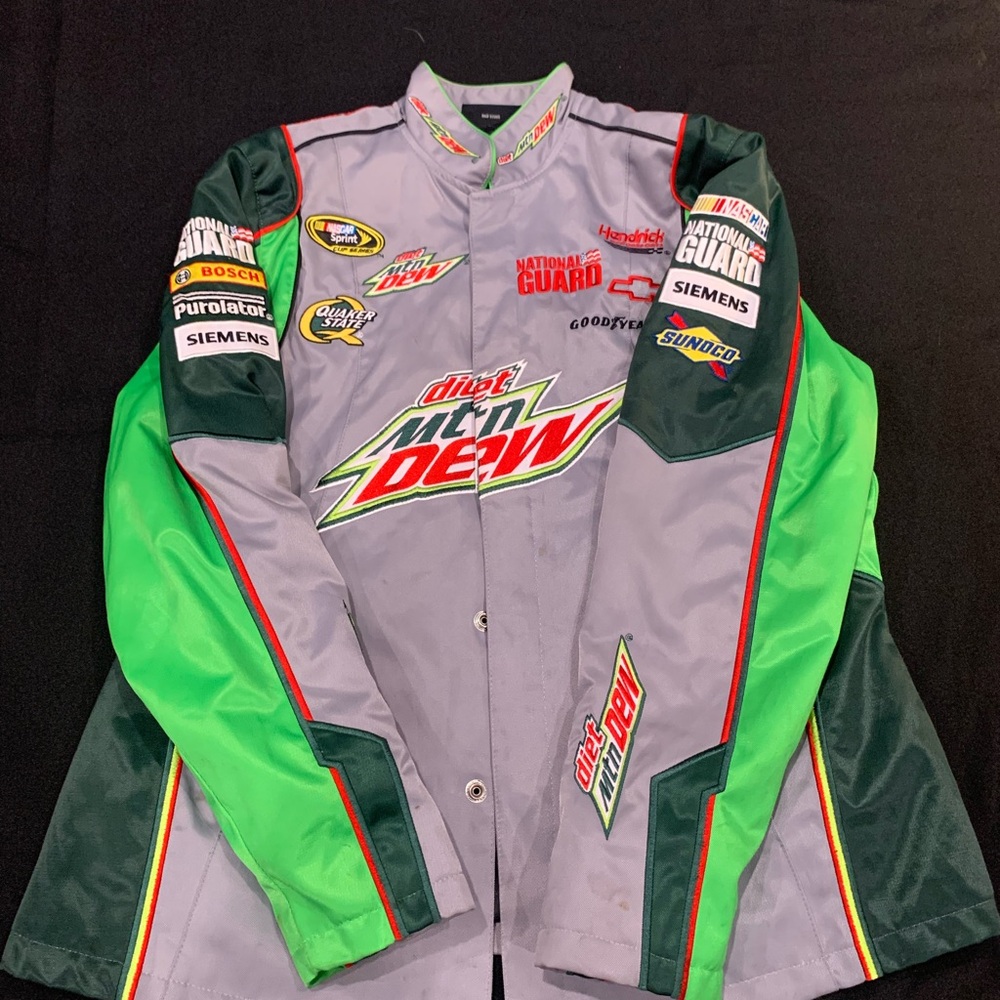 Dale Earnhardt Jr Diet Mountain Dew Race Jacket Men